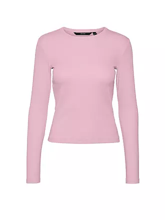 VERO MODA | T-shirt à manches longues et coupe slim VMCHLOE | rosa